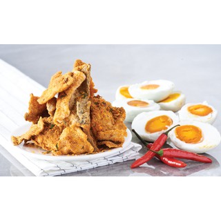 COMBO [2 túi 50gr] Snack Da Cá Vị Trứng Muối