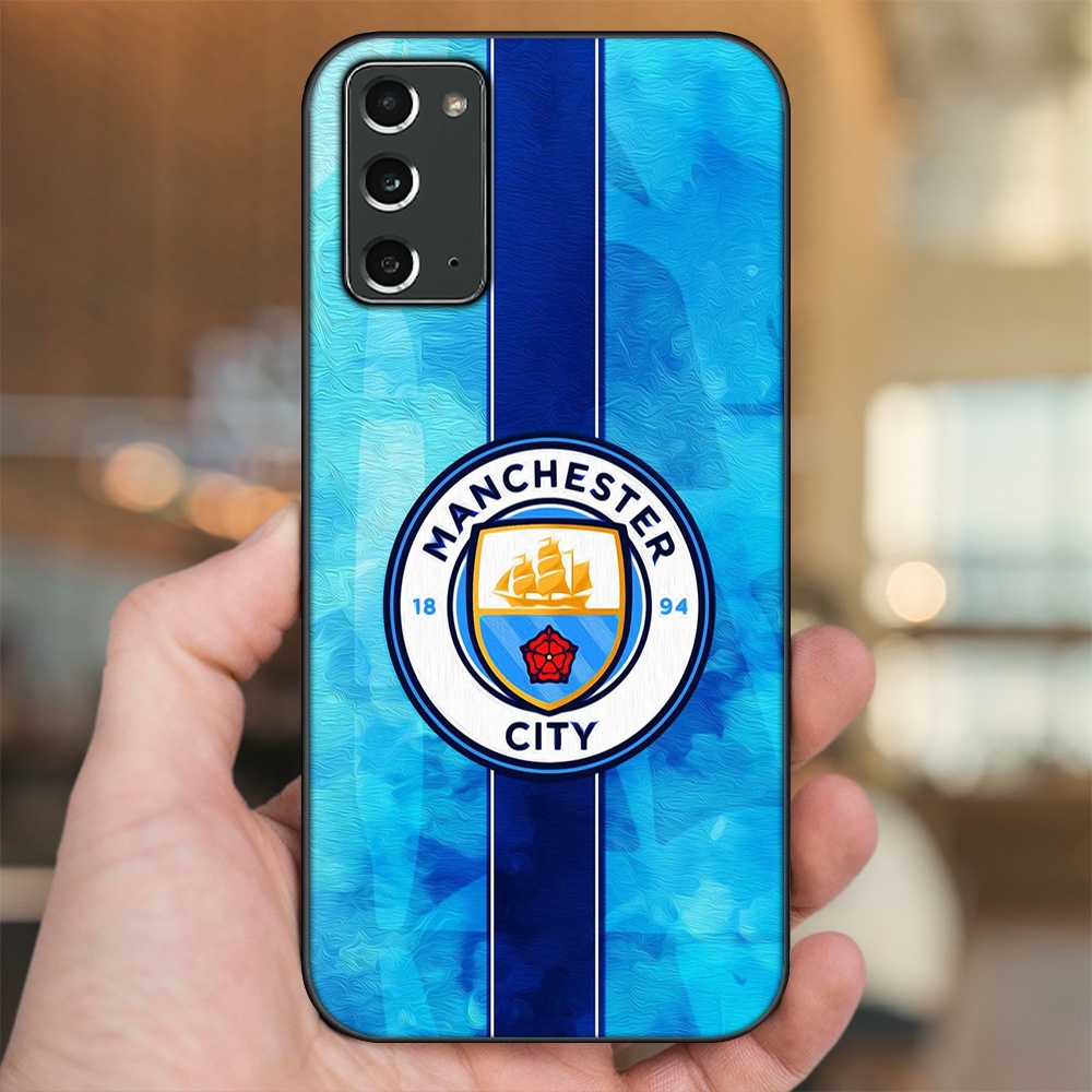 Ốp lưng Samsung Note 20 viền đen in hình Manchester City MC