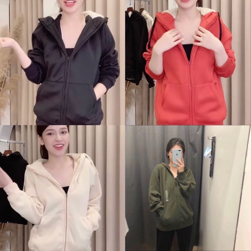 Áo nỉ lót lông đôi nam nữ, áo nỉ nữ big size