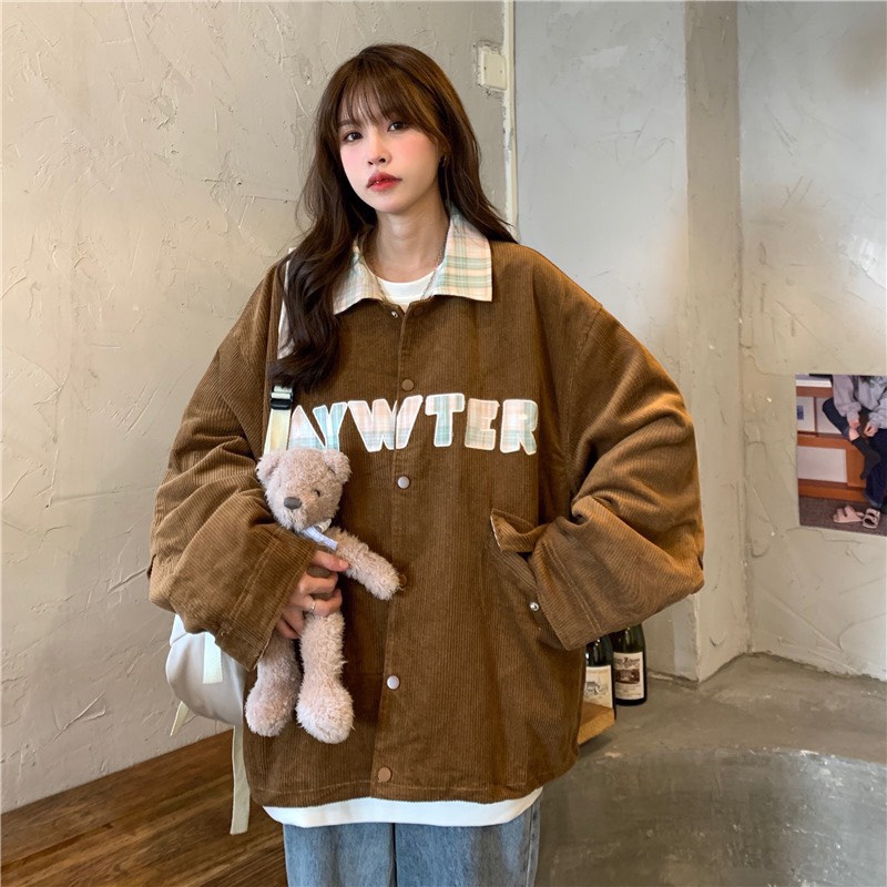 Áo khoác bóng chày nỉ nhung hot trend unisex GMS | BigBuy360 - bigbuy360.vn