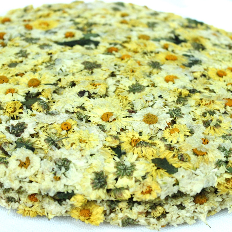 Hoa Cúc Trắng Sấy Khô Nấu Nước Mát (Dạng Bánh) Thanh Nhiệt Mùa Hè