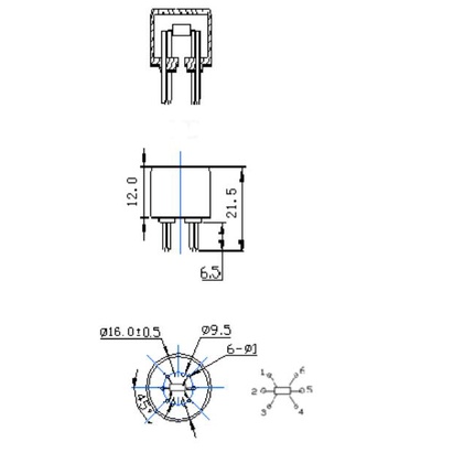Mô Đun Cảm Biến Khí Ozone MQ-131 MQ131 MQ 131 Chuyên Dụng Dành Cho Mô Đun Ozone Thấp/Cường Độ Cao 10ppm-1000ppm