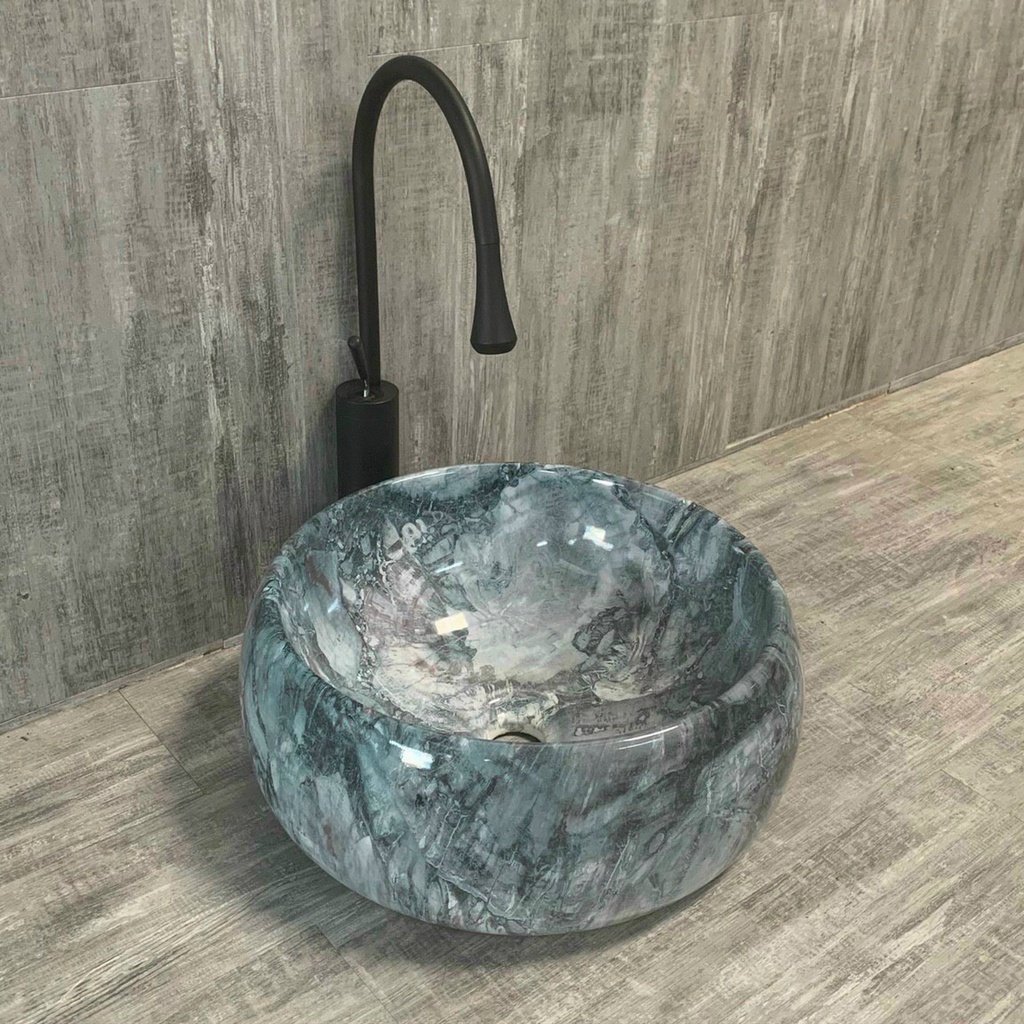 CHẬU LAVABO ĐẶT BÀN VÂN ĐÁ NGHỆ THUẬT - SUNNY STORE