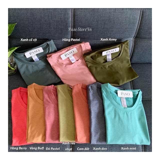 Áo thun màu sắc - PASO UNISEX BASIC TEE | BigBuy360 - bigbuy360.vn