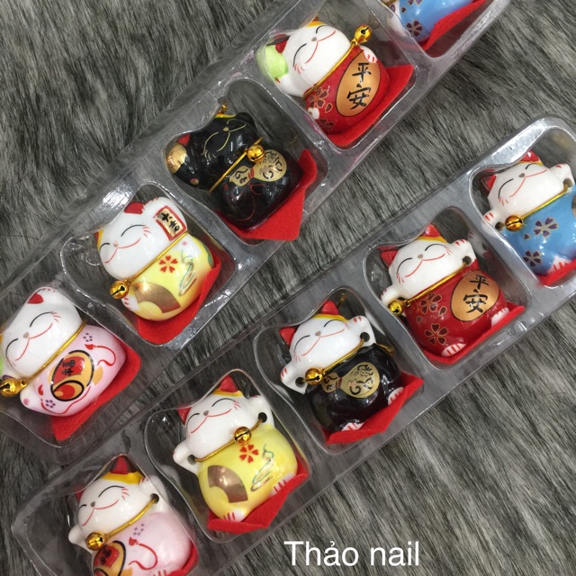 Sét mèo thần tài mini