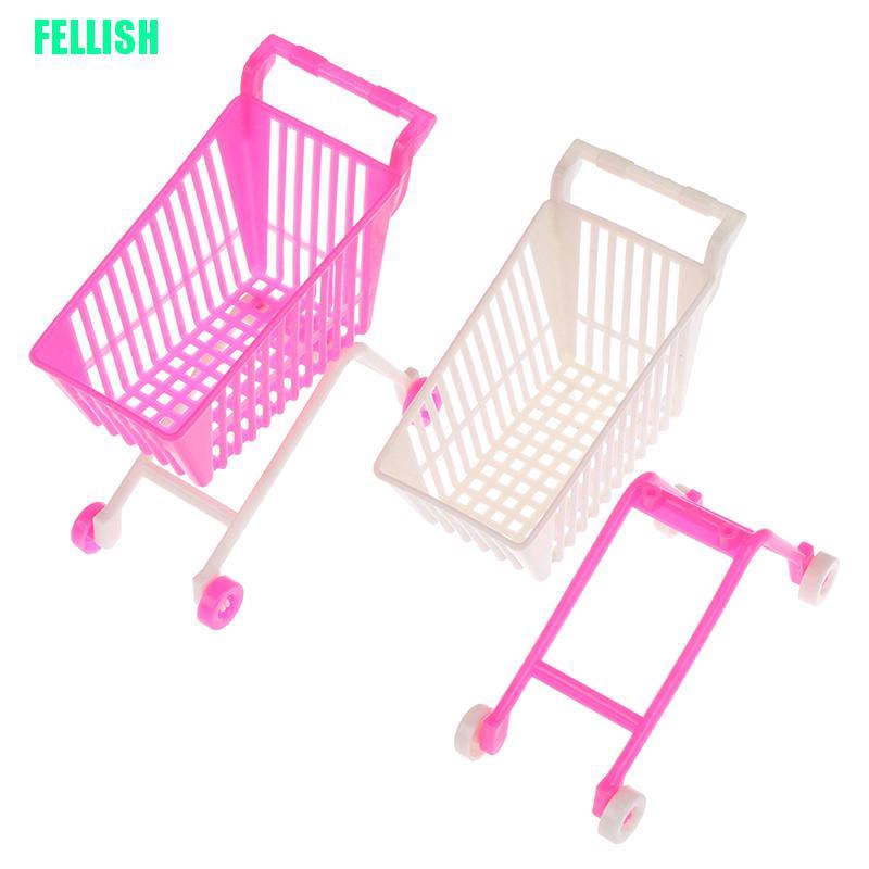 1 Xe Đẩy Mua Sắm Mini Dành Cho Búp Bê