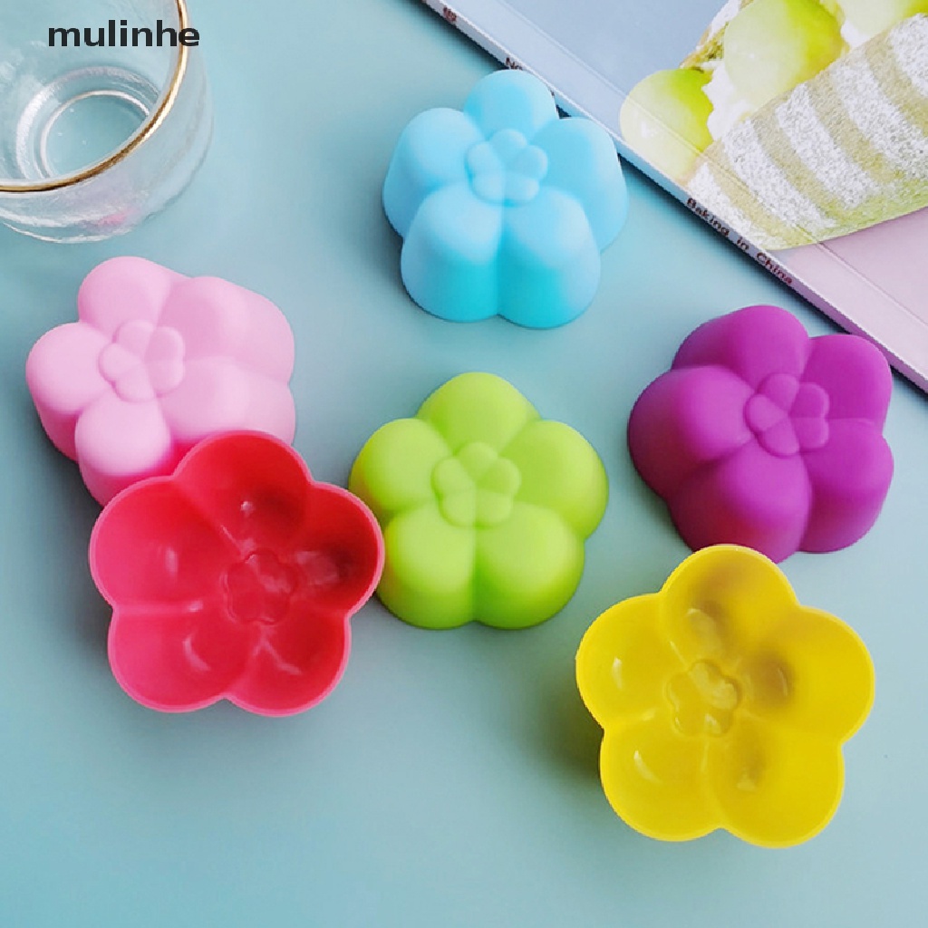 Set 10 Khuôn Silicon 3cm Làm Bánh Pudding / Socola / Cupcake vn