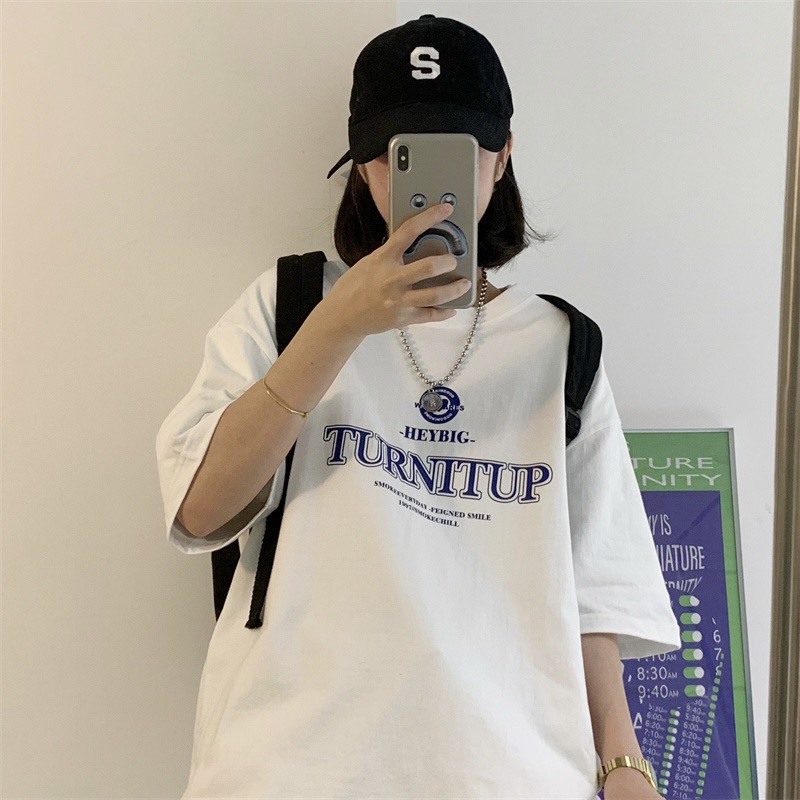 Áo thun tay lỡ form rộng TURNITUP NEKOSG, áo phông form rộng Unisex ATL289