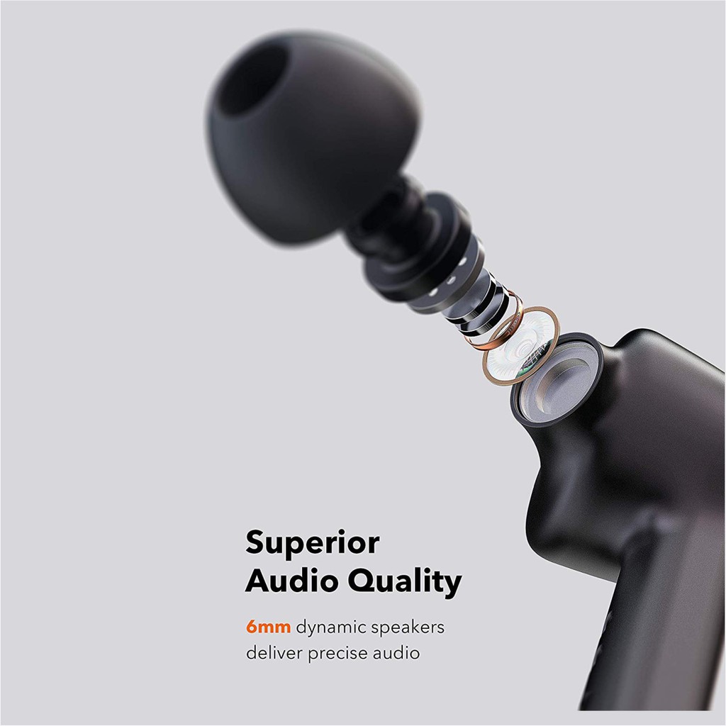 Tai Nghe Nhét Tai True Wireless Bluetooth TaoTronics TT-BH053 Chuẩn Chống Nước IPX7 Sử Dụng Đến 40 Giờ - Chính Hãng