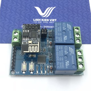 Module Relay 5V 2 Kênh Qua Module Wifi ESP8266 - B8H22