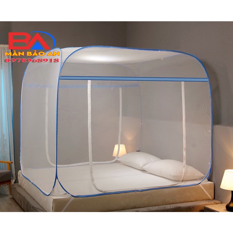 Màn chụp cao cấp đỉnh vuông cao cấp thông minh, 1m8x2m/1,6m X 2m/2m X 2,2m Hàng Việt Nam- Có ảnh thật