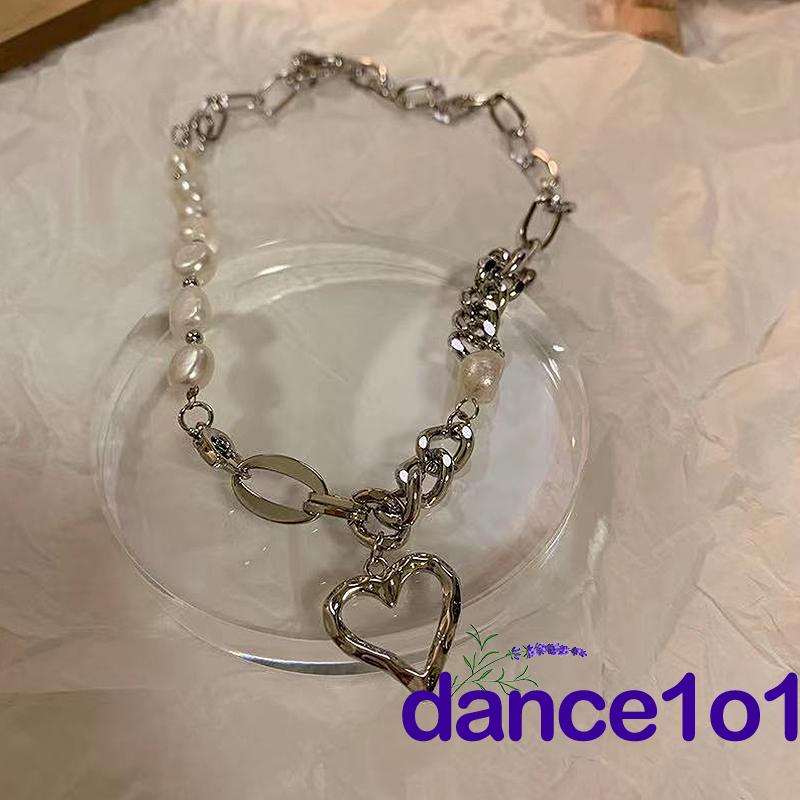 Vòng cổ hợp kim mặt hình trái tim thời trang cho nữ