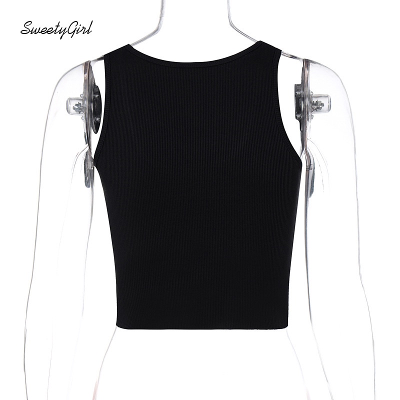 Áo Tank Top Cổ Vuông Ôm Eo Phối Màu Tương Phản Thời Trang 2022 Quyến Rũ Cho Nữ