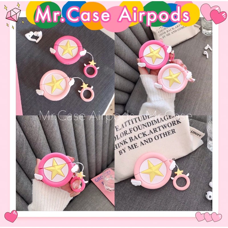 [Mã ELFLASH5 giảm 20K đơn 50K] Case Airpods 1/2 /Pro Vỏ Ốp Tai Nghe Hình Ngôi Sao Thuỷ Thủ - Mr.Case AirPods