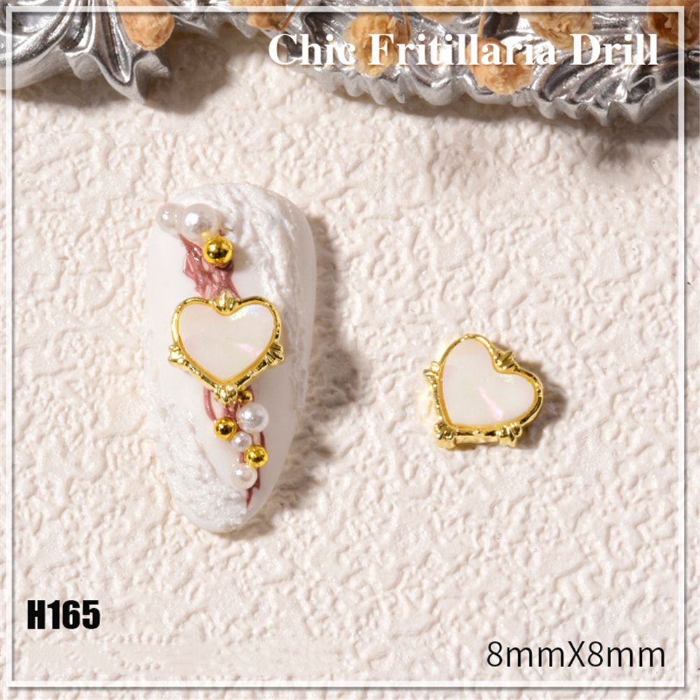 Bộ 10 Miếng Dán Trang Trí Móng Tay Nghệ Thuật|Mặt Dây Chuyền Đá Zircon Tự Làm Trang Sức|Làm Móng Tay