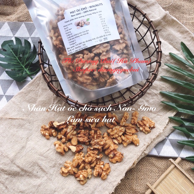 Hạt Non Gmo hạt điều / macca/ hạnh nhân/ óc chó làm sữa hạt siêu ngon cho bé 1y+