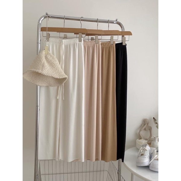 Quần suông thun tăm form hàn