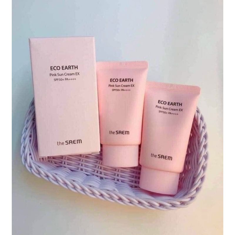 PINK SUN CREAM EX - Kem Chống Nắng THE SAEM