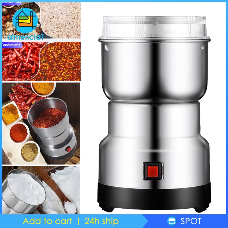 [ALMENCLA1]EU Plug Electric Coffee Beans Grains Grinder Kitchen Herb Grinding Machine