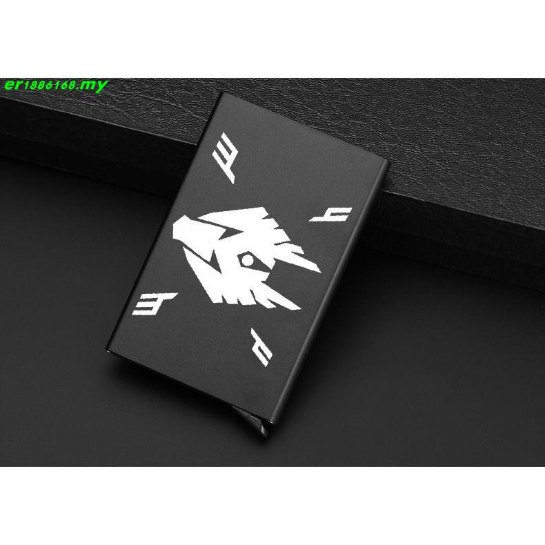 Hộp Đựng Thẻ Siêu Mỏng Tự Động Siêu Mỏng Hình Kamen Rider Dragon Knight King bìa thẻ thẻ bao