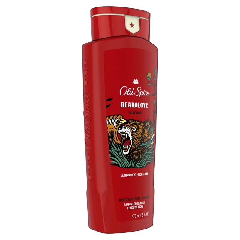 Sữa tắm nam Gel Old Spice Bearglove 473ml - Mỹ