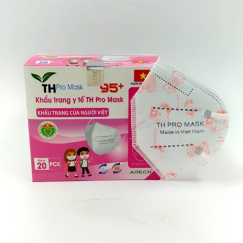 KHẨU TRANG TRẺ EM TH PROMASK 95+ (KHẨU TRANG Y TẾ HỘP 10 CÁI)