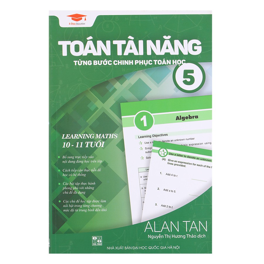 Sách: Toán Tài Năng - Từng Bước Chinh Phục Toán Học 5 (10-11 Tuổi)