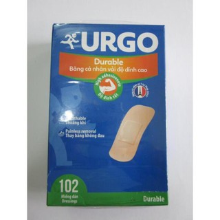 Băng cá nhân Urgo Durable 102 miếng/hộp