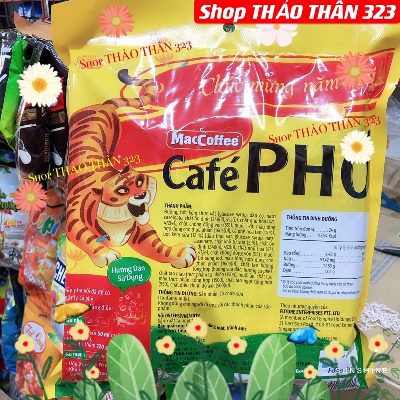 Date T10/2023- Cà phê PHỐ Sữa Đá 30gói x 24g