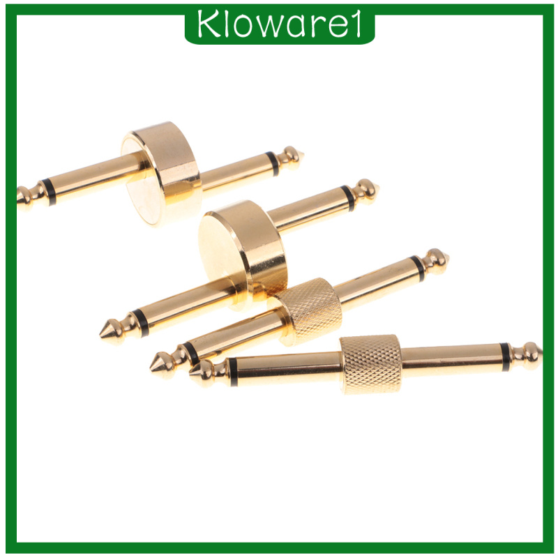 [KLOWARE1]Guitar Effect Pedal Convert Connector Straight & Z Type Patch Adapter Plug