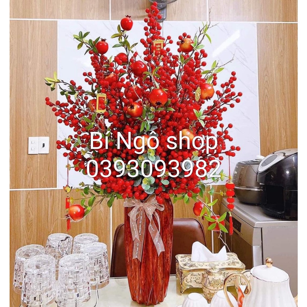 Bình hoa ly trám C40cm, R12cm