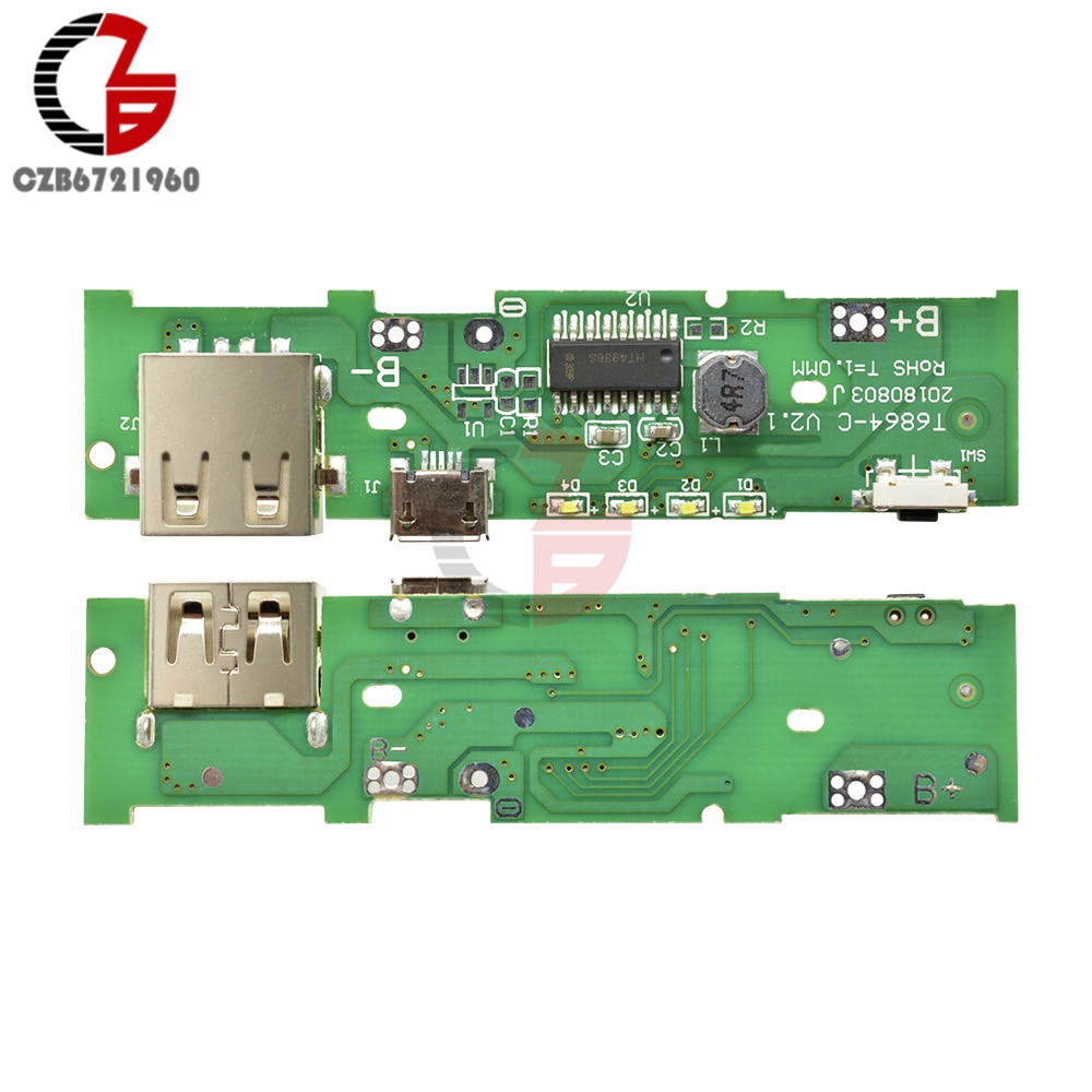 5V 1A 18650 Lithium Battery Charging Board Lipo Li-ion Lead Acide Cell Battery Charge Power Supply Bank Step Up Boost Module