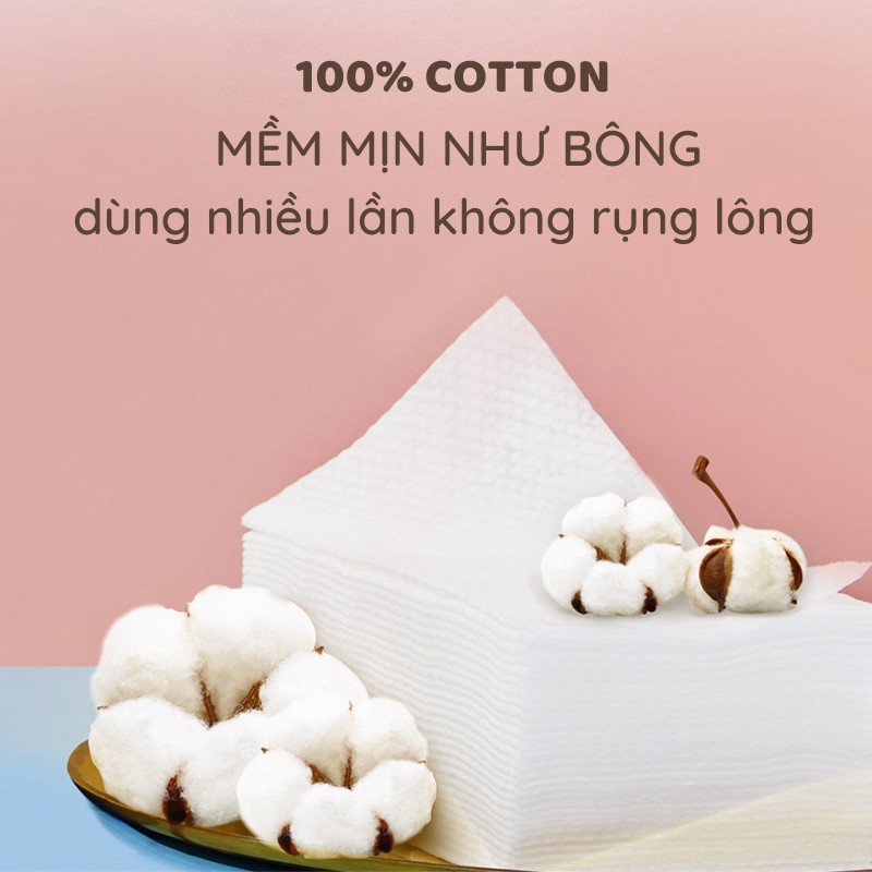 Khăn mặt nén 100% cotton mềm mịn, kháng khuẩn tốt,  bảo vệ làn da khỏi mụn - Việt Thư nakha