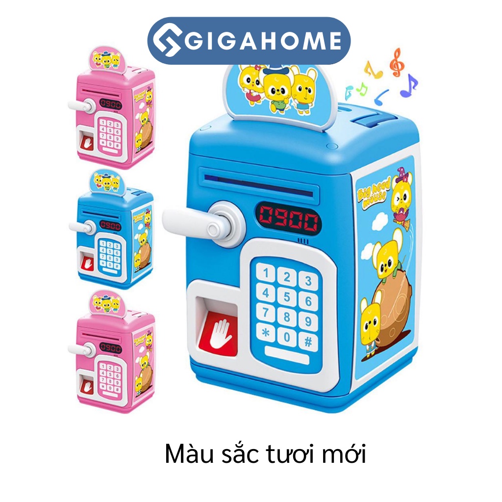 Két Sắt Điện Tử Mini Có Khóa Vân Tay Và Mật Khẩu Thông Minh Cho Bé GIGAHOME 9661