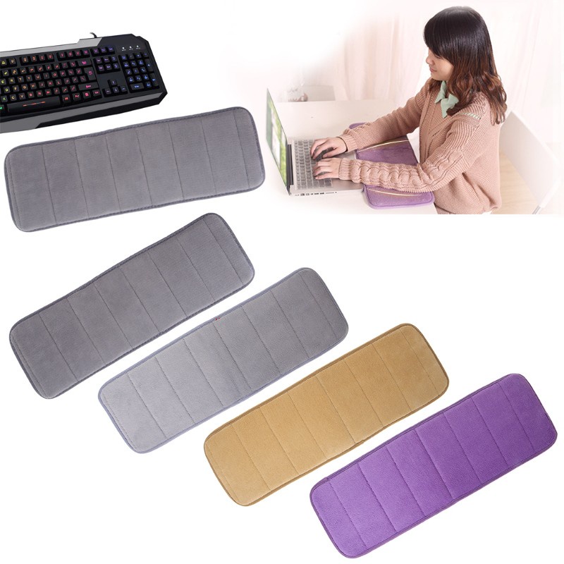 btsg Ultra Memory Cotton Keyboard Pad Sweat-absorbent Anti-slip for Office Desktop