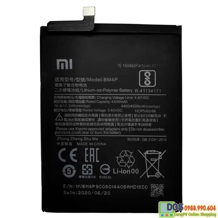 Thay pin xiaomi redmi k30 chính hãng, pin điện thoại redmi k30 bm4p