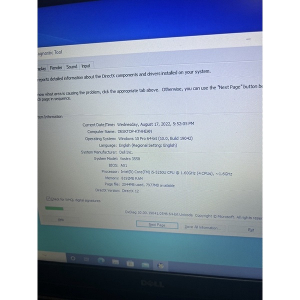 Dell Precision 3530 Core i7 Ram 16G Ssd 256G Vga 4G Chuyên Đồ Hoạ,Game Nặng