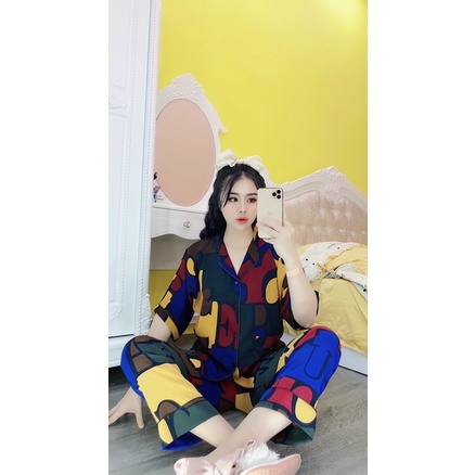 bộ pijama nữ lá bài nhiều mẫu siêu hót, pijama chuẩn hotgirl | BigBuy360 - bigbuy360.vn