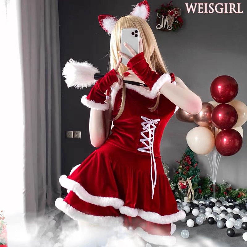 VÁY NOEL DỄ THƯƠNG - VẢI CHẤT LƯỢNG TỐT/ TIỆM NHỎ JK LOLITA CHÍNH HÃNG LOLIQUESWEET