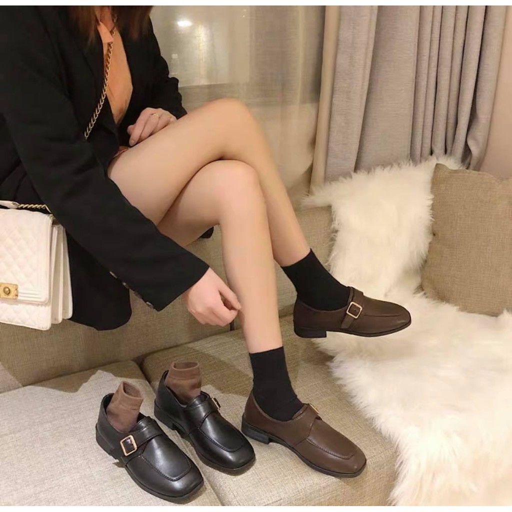 Giày Moca Da Trơn Vintage ( Có ảnh thật) | BigBuy360 - bigbuy360.vn