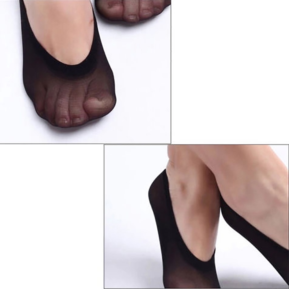 Vớ Cổ Thấp Vô Hình Bằng Silicone Thoáng Khí Chống Trượt Cho Nữ