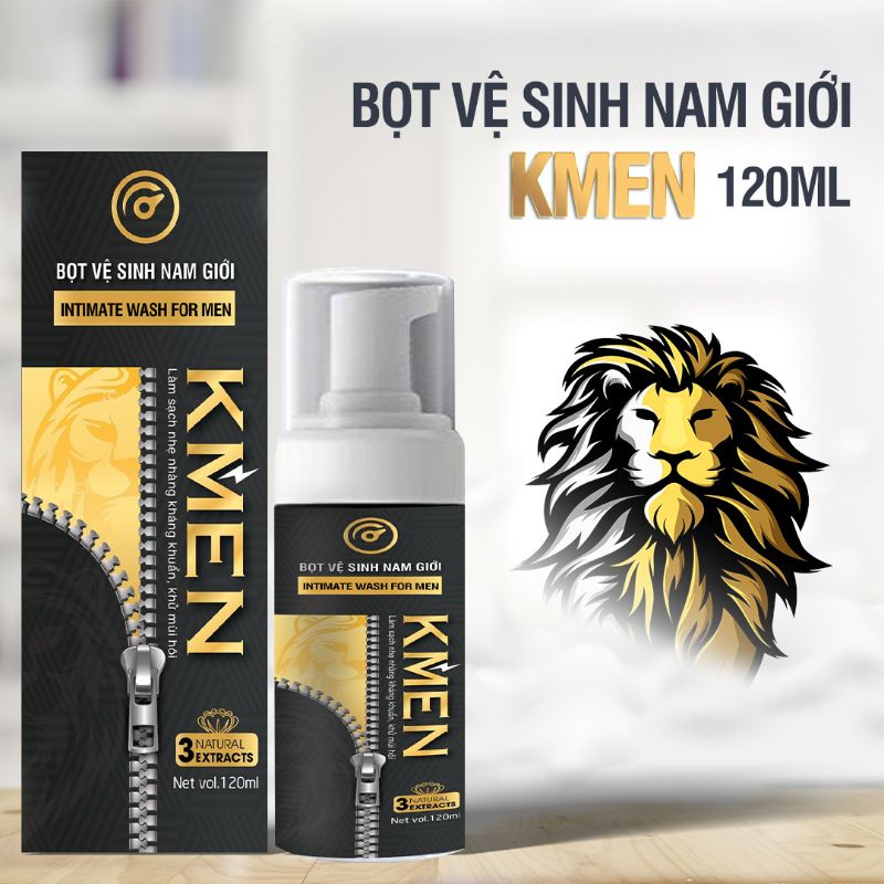 Bọt Vệ Sinh Nam Kmen,Dung dịch vệ sinh tạo bọt nam 120ml