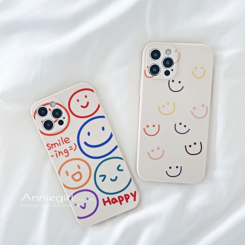 ốp điện thoại Tpu Mềm Siêu Mỏng In Hình Mặt Cười Cho Iphone 11 Pro Max Xs Max Xr 8 7 Plus | BigBuy360 - bigbuy360.vn
