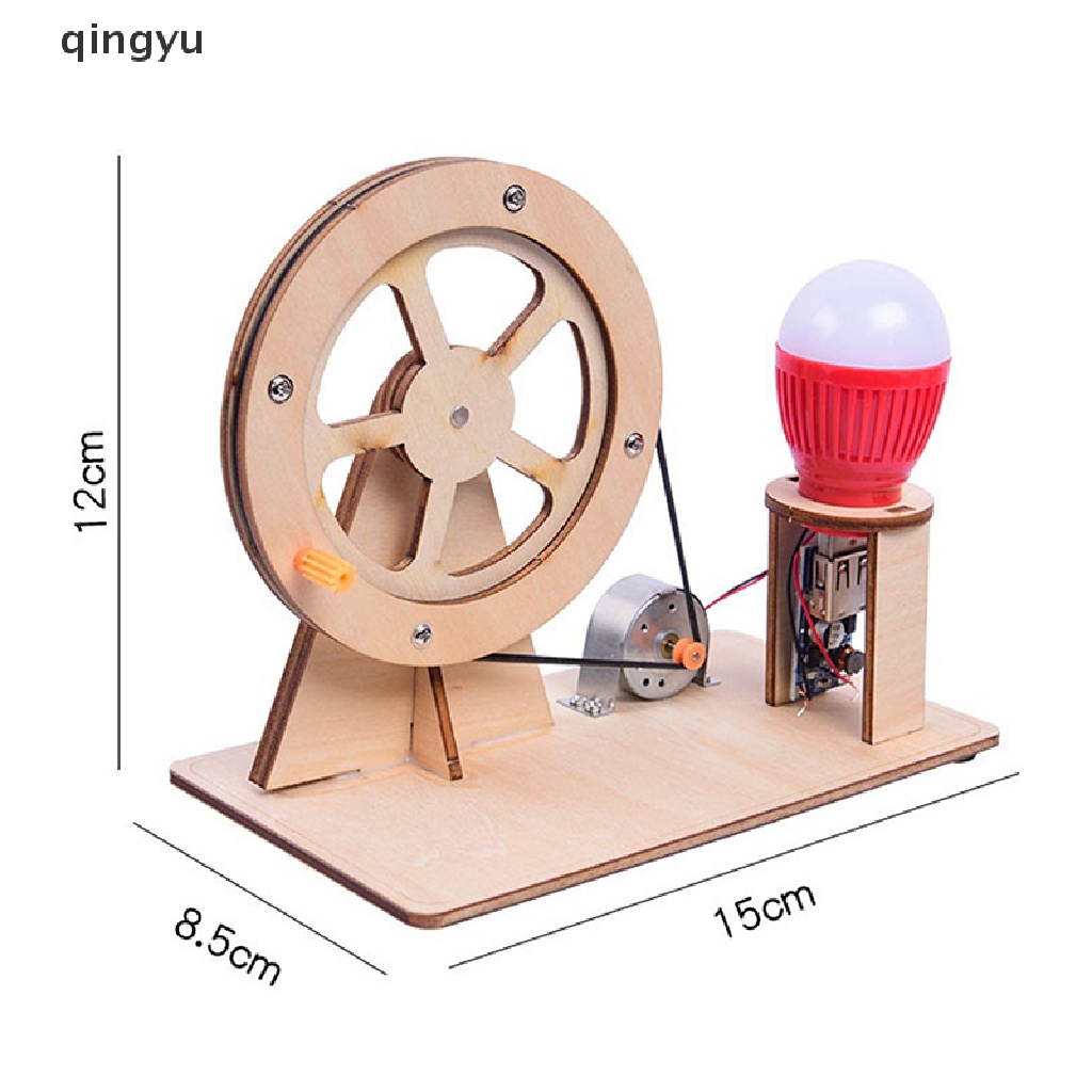 Đồ Chơi Máy Phát Điện Bằng Gỗ DIY Thiết Thực Cho Học Sinh
