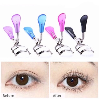 1 set of eyelash curler with handle, lash thickener / eyelash curler / hand held mascara beauty tool