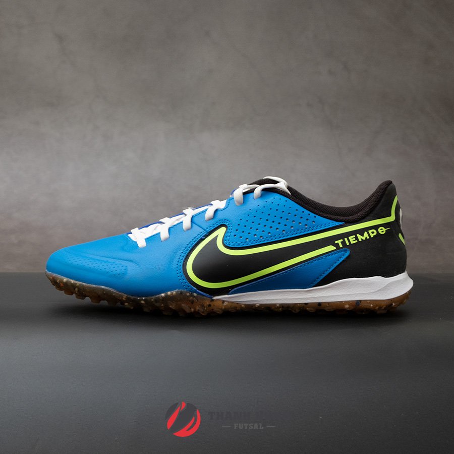 GIÀY ĐÁ BÓNG CHÍNH HÃNG NIKE TIEMPO LEGEND 9 ACADEMY TF - DA1191-403 - XANH/VÀNG NEON