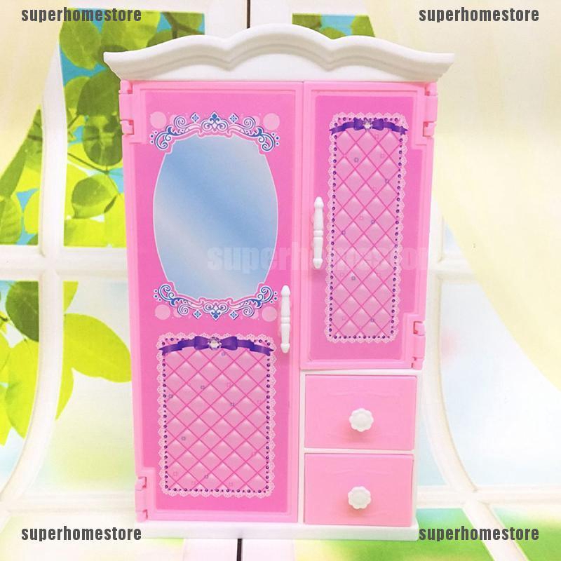 Tủ Quần Áo Đồ Chơi Búp Bê Công Chúa Cho Bé Gái