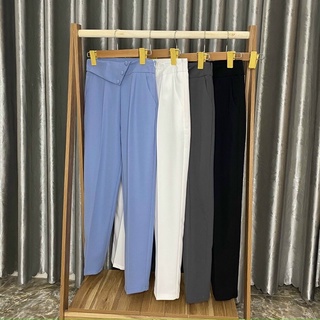 quần baggy 3 cúc cạp lệch