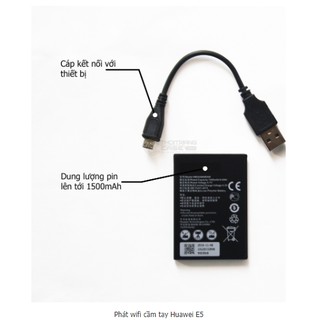 Phát wifi cầm tay Huawei E5