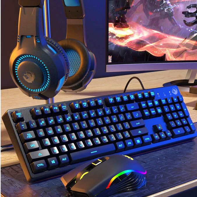 Combo Bộ bàn phím Dragon - Chuột Gaming - Tai nghe chụp tai Siêu Đẹp - Chuyên Game ( BH 12 tháng ) | BigBuy360 - bigbuy360.vn